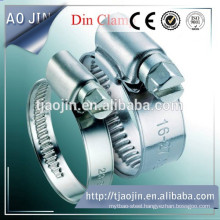 German style brake hose clips/high pressure flexible hose/stainless steel hose clamps